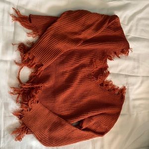 Distressed Sweater- Never worn